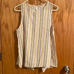 Sleeveless mts top